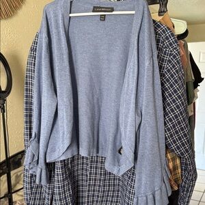 Lane Bryant Blue Cardigan